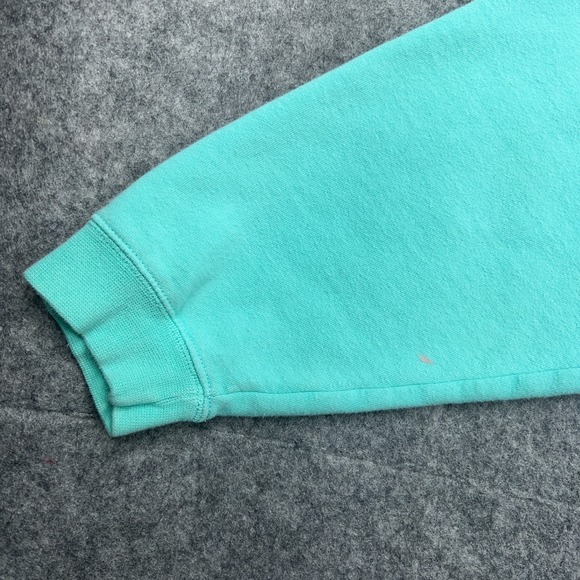 Diamond Supply Sweatshirt Womens Medium Teal‎ Blue Crewneck Pullover Y2K Skate - Picture 6 of 12